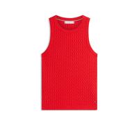 Tommy Hilfiger Damen Stricktop Slim Fit, rot, Gr. XL