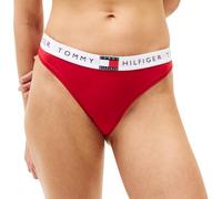 Tommy Hilfiger Damen String Classic mit Logobund, Rot (Primary Red), XS