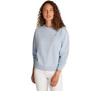 Tommy Hilfiger Damen Sweatshirt Contrast Flag Regular Fit, Blau (Breezy Blue), S