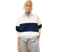 Tommy Hilfiger Relaxed Fit Sweatshirt aus Baumwoll-Mix in Weiss, Größe L