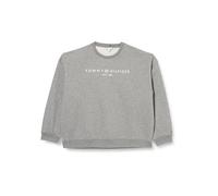 Tommy Hilfiger Damen Sweatshirt Regular ohne Kapuze, Grau (Medium Grey Heather), 46