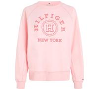Tommy Hilfiger Damen Sweatshirt Varsity Raglan ohne Kapuze, Rosa (Whimsy Pink), L