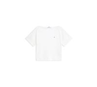Tommy Hilfiger Damen T-Shirt aus Baumwolle, offwhite, Gr. XS