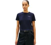 Tommy Hilfiger Damen T-Shirt Kurzarm 1985 Rundhalsausschnitt, Blau (Nos Desert Sky), XXL