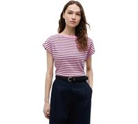 Tommy Hilfiger Damen T-Shirt Kurzarm Gold mit U-Boot-Ausschnitt, Mehrfarbig (Breton STP Rose Petal/Dark Night), XL