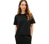 Tommy Hilfiger Damen T-Shirt Kurzarm Logo mit Rundhalsausschnitt, Schwarz (Black), XL