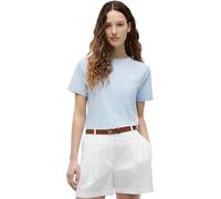 Tommy Hilfiger Damen T-Shirt Kurzarm Script mit Rundhalsausschnitt, Blau (Breezy Blue), XL
