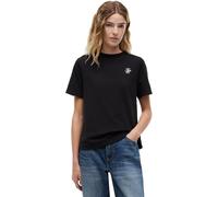Tommy Hilfiger Damen T-Shirt Kurzarm Script mit Rundhalsausschnitt, Schwarz (Black), S