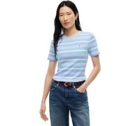 Tommy Hilfiger Damen T-Shirt Kurzarm Slim Cody Rundhalsausschnitt