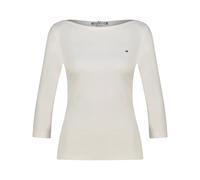 Tommy Hilfiger Damen T-Shirt NEW CODY mit U-Boot-Ausschnitt, ecru, Gr. L