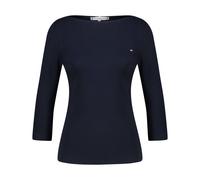 Tommy Hilfiger Damen T-Shirt NEW CODY mit U-Boot-Ausschnitt, marine, Gr. M