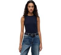 Tommy Hilfiger Damen Tank Top Multistripe Slim Fit, Blau (Dark Night Navy), L