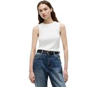 Tommy Hilfiger Damen Tank Top Multistripe Slim Fit, Weiß (Ecru), XL