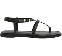 Tommy Hilfiger Damen Th Buckle Thong LTH Fw0fw09367 Flache Sandalen, Black (Black), 39 EU