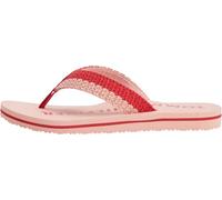 Tommy Hilfiger Damen Th Crochet Summer Sandal FW0FW09417 Flip-Flops, rot, Größe 37