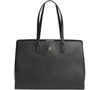 Tommy Hilfiger Damen Th Daily Tote Mono Aw0aw18417 Tragetasche, Black (Black)
