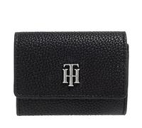 Tommy Hilfiger Damen Th Element Cc Halter mit Reißverschluss Reisezubehör-Bi-Fold-Brieftasche, Schwarz,13.70 cm x 10.50 cm x 3.60 cm