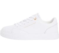 Tommy Hilfiger Plateausneaker TH CHIC SNEAKER Damen Leder Weiß Größe 40