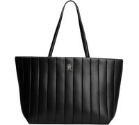 TOMMY HILFIGER Damen Th Grace Tote Aw0aw17670 Tragetasche, Black (Black)