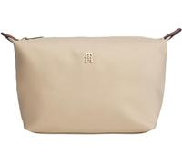 TOMMY HILFIGER Damen Th Icon Washbag Nylon Aw0aw17727 Kulturbeutel, Khaki (Sandalwood)