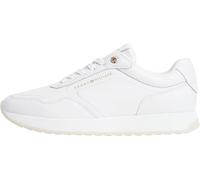 Keilsneaker TOMMY HILFIGER "TH RETRO RUNNER", Damen, Gr. 39, weiß, Leder, Schuhe, Freizeitschuh, Halbschuh, Schnürschuh mit dezenten Ziernähten (93958727-39) weiß
