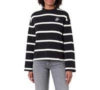 Tommy Hilfiger Ww0ww48431 Sweatshirt M Black / Calico Stripe