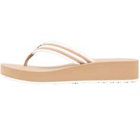 Tommy Hilfiger Damen Th Stripe Summer Sandal Fw0fw09196 Zehentrenner, Khaki (Safari Canvas), 39 EU
