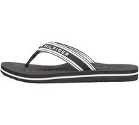 Tommy Hilfiger Damen Th Webbing Summer Sandal Fw0fw09193 Zehentrenner, Black (Black), 36 EU