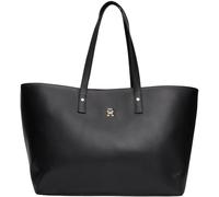 Tommy Hilfiger Damen Tote Bag Tasche Chic Groß, Schwarz (Black), Einheitsgröße