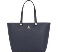 Tommy Hilfiger Damen Tote Bag Tasche Emblem Groß, Blau (Space Blue), Einheitsgröße