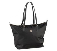 Tommy Hilfiger Shopper Poppy Flag Tote Black (19.3 Liter) Schwarz