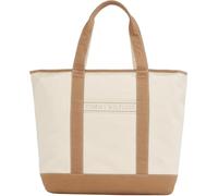 Tommy Hilfiger Damen Tote Bag Tasche Summer Canvas Tragetasche, Beige (Safari Canvas), Einheitsgröße