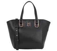 Tommy Hilfiger Damen Tote Bag Tasche Timeless Med Mittelgroß, Mehrfarbig (Black), Einheitsgröße