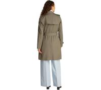 Tommy Hilfiger Damen Trenchcoat Cotton Slim Fit Kurz, Braun (Tundra Brown), 34