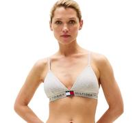 Triangel-BH "RP TRIANGLE (EXT. SIZE)", Damen, Gr. L (40), N-Gr, grau (light grau heather), Jersey, Obermaterial: 90% Baumwolle, 10% Elasthan, TOMMY HILFIGER UNDERWEAR, körpernah, BHs Triangel-BH, in g