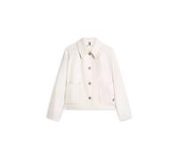 Tommy Hilfiger Damen Übergangsjacke aus Bio-Baumwolle, offwhite, Gr. XS