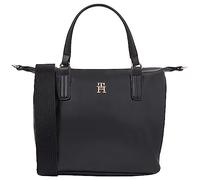 Tommy Hilfiger Poppy Plus Small Tote FA23 in Black (7.2 Liter), Handtasche
