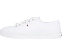 Tommy Hilfiger Damen Vulcanized Sneaker Essential Nautical Schuhe, Weiß (White), 38 EU