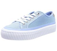 Tommy Hilfiger Damen Vulcanized Sneaker Platform Vulcanized Sneaker Schuhe, Blau (Vessel Blue), 42