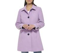 Tommy Hilfiger Damen Weiche Luxe-jacke Zweireihiger Mantel aus Wolle