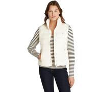 Tommy Hilfiger Damen Weste Down Feminine Gloss Wasserabweisend, Elfenbein (Ivory Petal), L