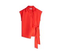 Tommy Hilfiger Damen Wickelbluse, rot, Gr. 40