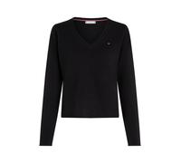 Tommy Hilfiger Damen Wollpullover, schwarz, Gr. S