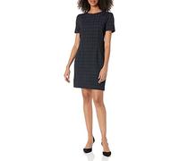Tommy Hilfiger Damen Women's Shift Dress Etuikleid, Navy/Gold, 40