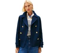 Tommy Hilfiger Damen Wool Blend Reg Db Peacoat Ww0ww47281 Zweireihiger Mantel (1er Pack)