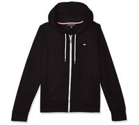 Tommy Hilfiger Damen Zip-up Hoodie-Klassisches Sweatshirt Kordelzug und Kapuze Kapuzenpullover, Schwarz, M (7er Pack)