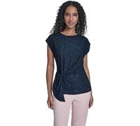 Tommy Hilfiger Damenbluse, ärmellos, gestrickt, asymmetrisch, gestrickt, Midnight, XS