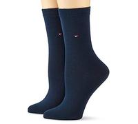 TOMMY HILFIGER Damensocken Doppelpack blau Größe 39-42