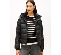 Tommy Hilfiger Damen Daunenjacke wasserabweisend Regular Fit, schwarz, Gr. L