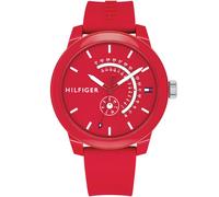 Tommy Hilfiger Denim Herren Uhr Rot 1791480 Einheitsgröße